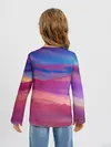Детский лонгслив / Гармоничные цветовые волны