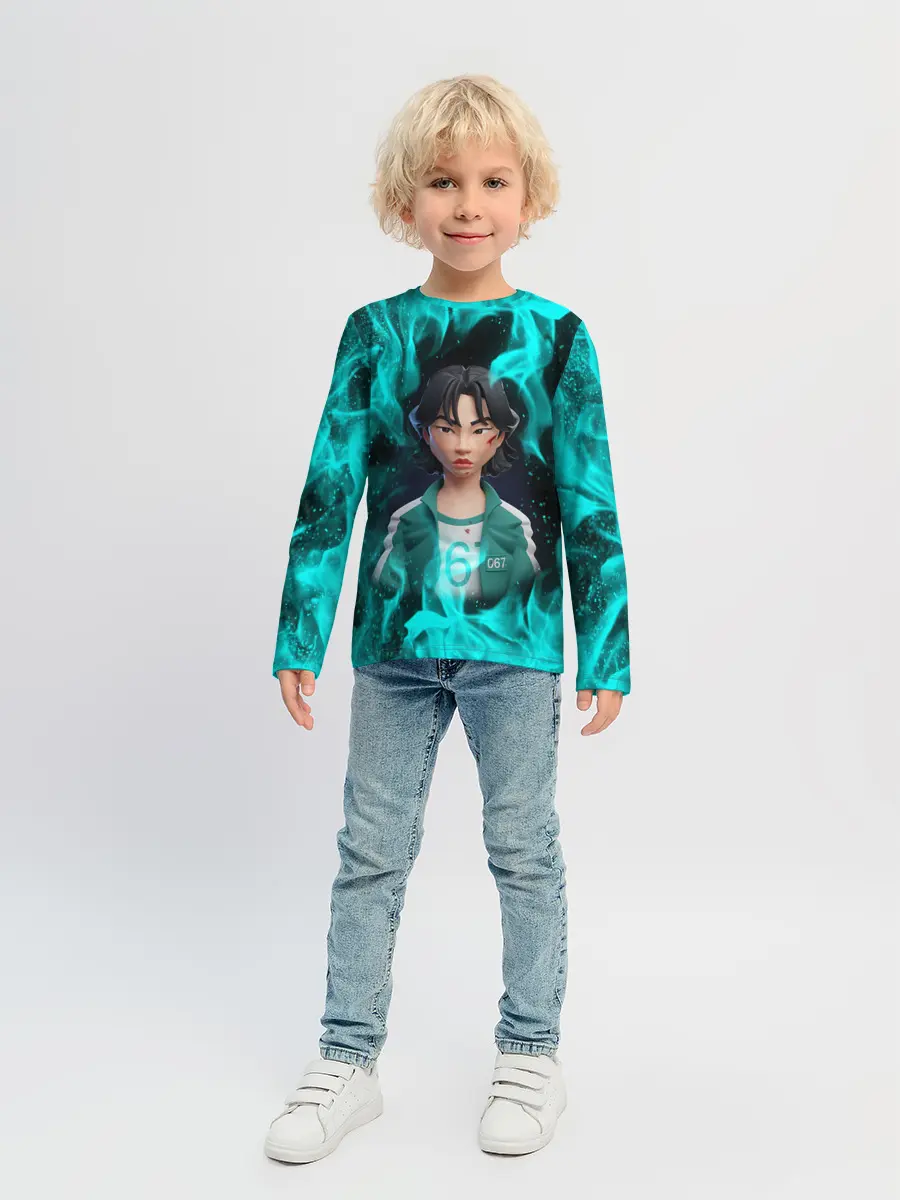 Детский лонгслив / Кан Сэ Бёк 3D ART | 067