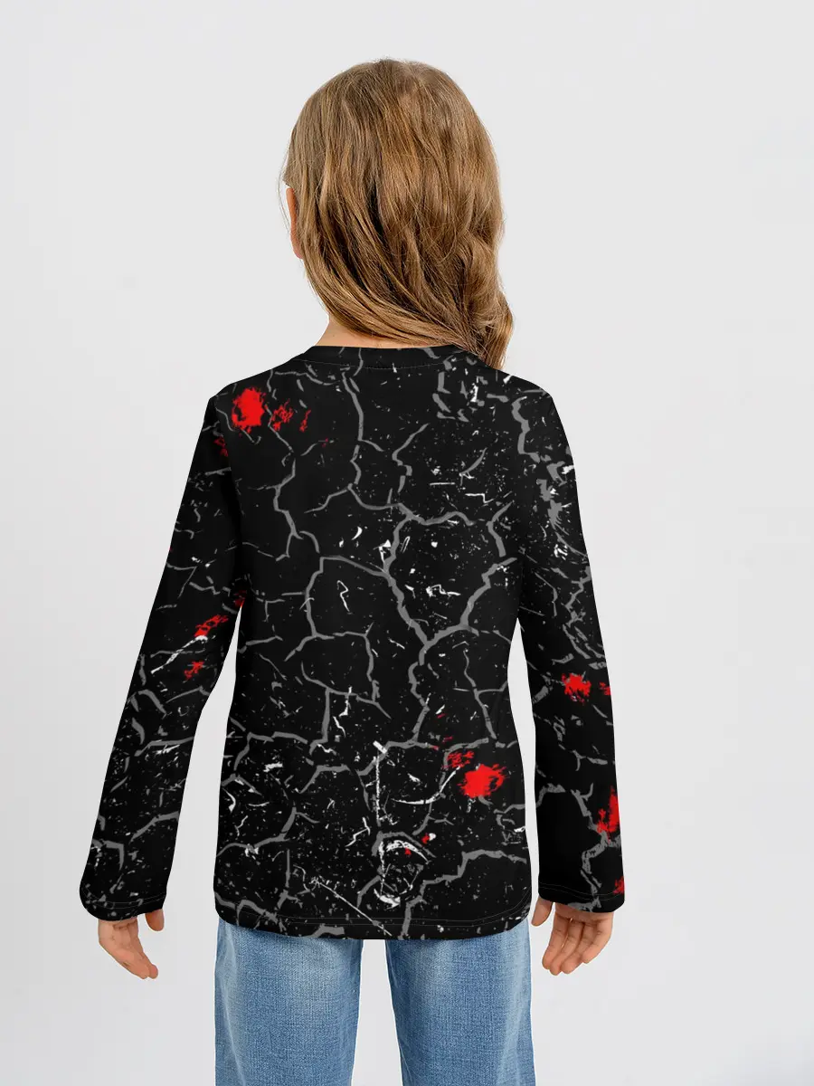 Детский лонгслив / Slipknot Rock | Слипкнот Музыка Рок Гранж