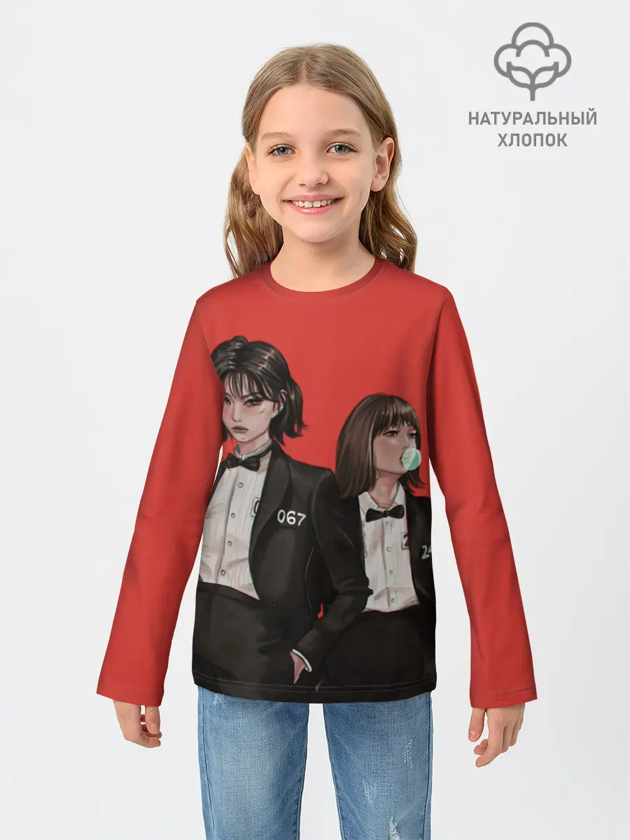 Детский лонгслив / Стильные 067 и 240