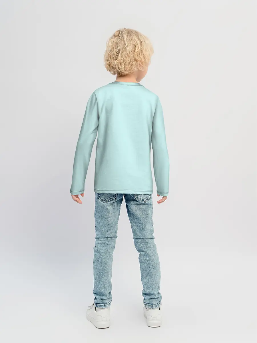 Детский лонгслив / Цветочная Лана