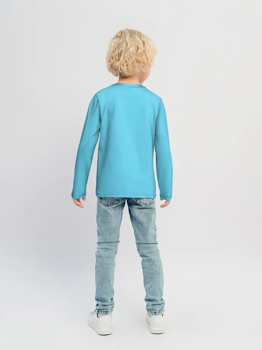 Детский лонгслив / Squid game квадрат - Игра в кальмара