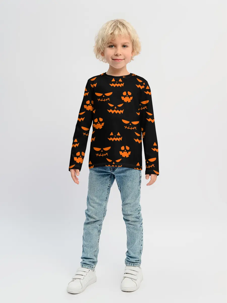 Детский лонгслив / SMILE HALLOWEEN