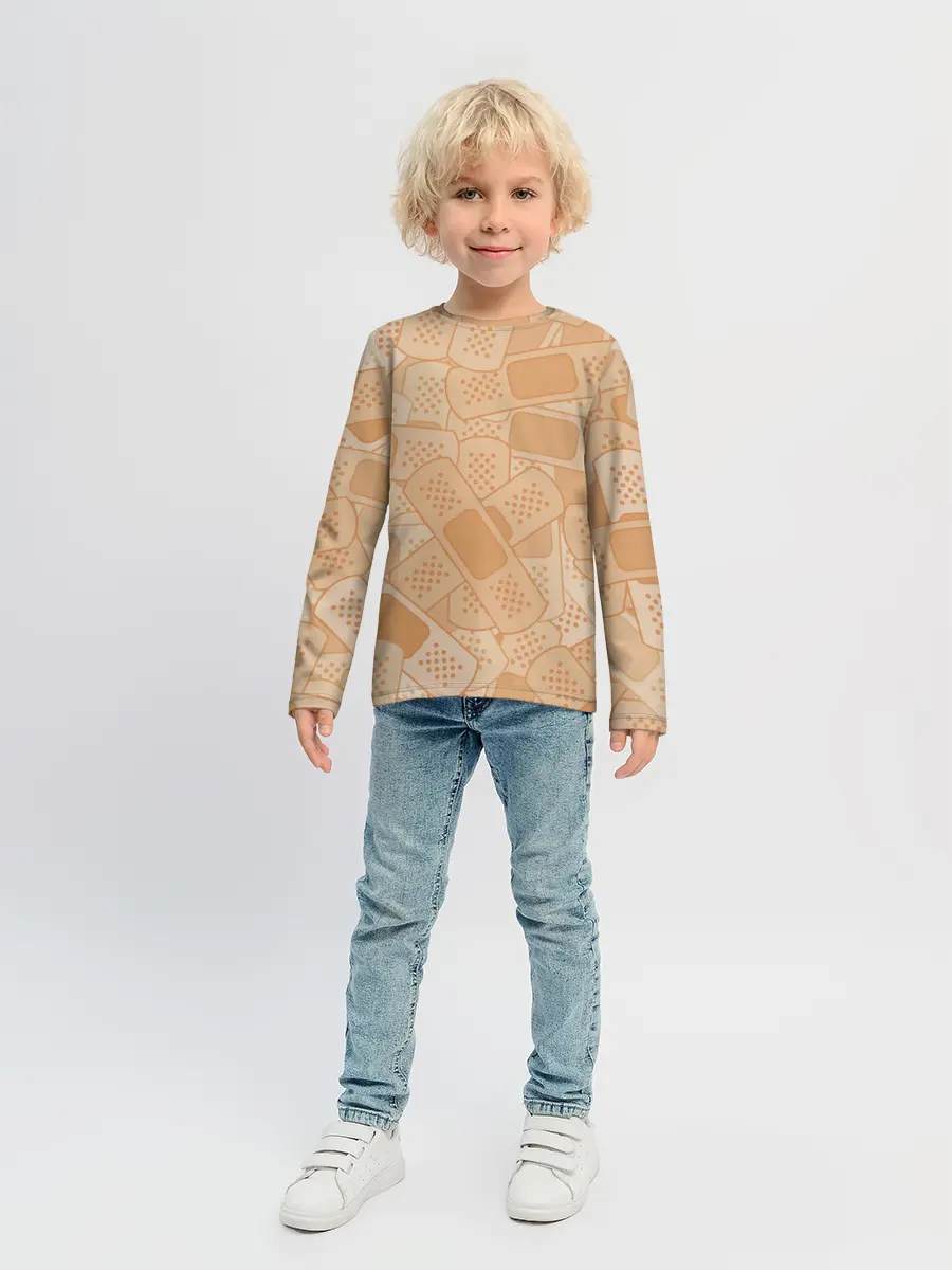 Детский лонгслив / Просто пластыри