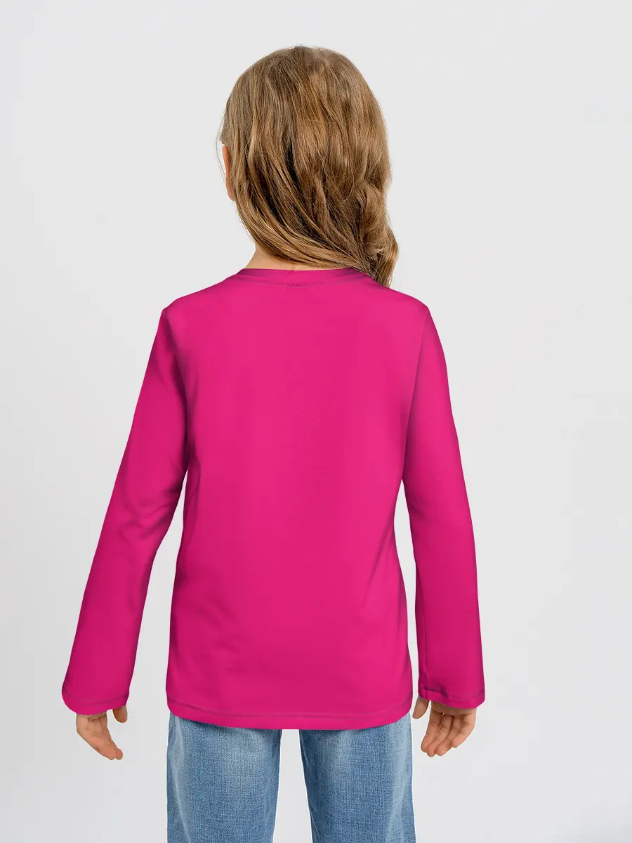 Детский лонгслив / ИГРА В КАЛЬМАРА МАСКА ТРЕУГОЛЬНИК С ТЕНЬЮ