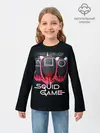 Детский лонгслив / ИГРА В КАЛЬМАРА | МАСКИ В КРОВИ