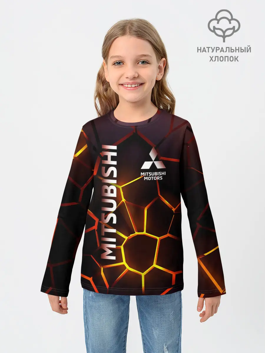 Детский лонгслив / Митсубиси подсветка 3D плит