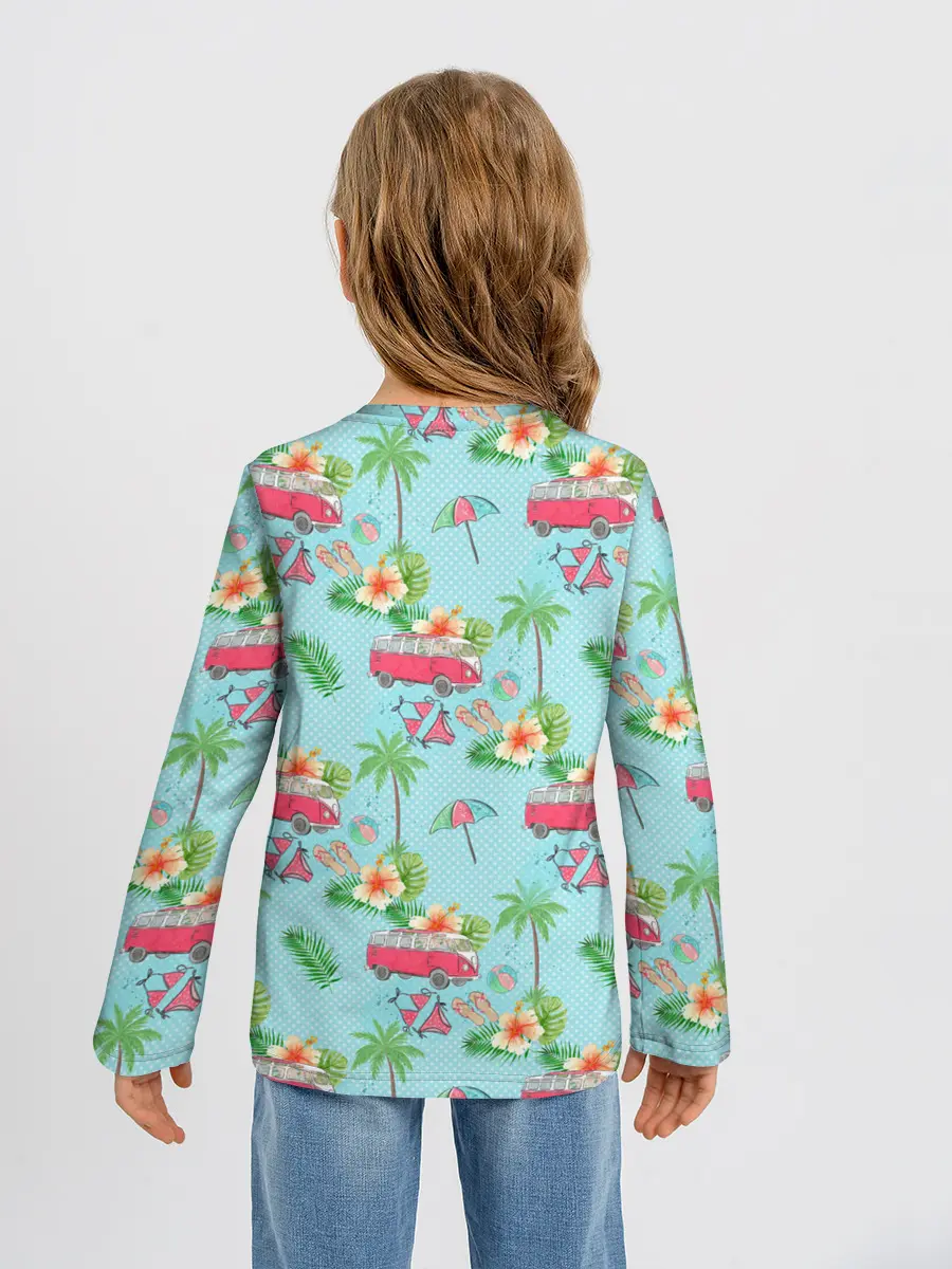 Детский лонгслив / Путешествие хиппи