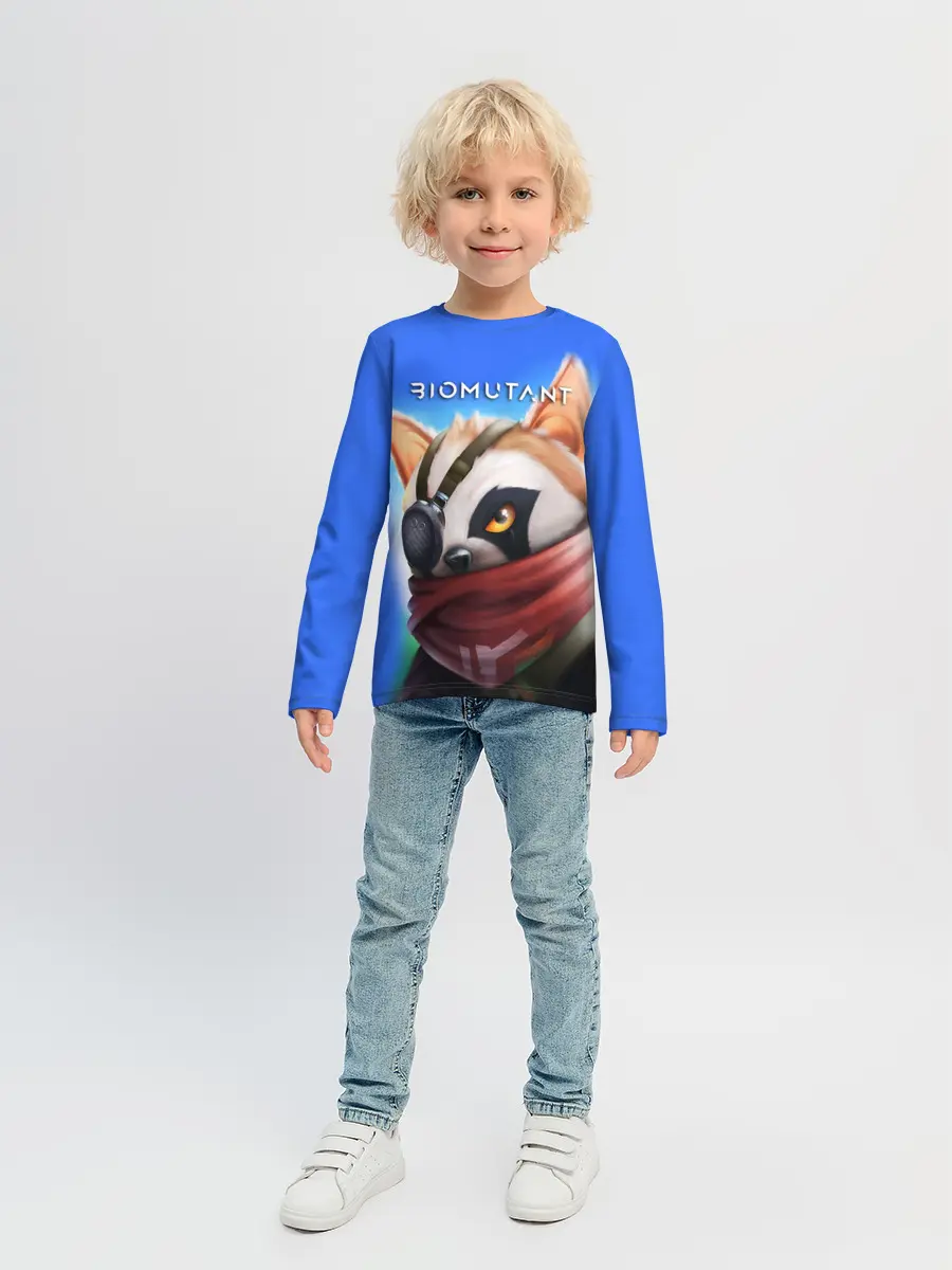 Детский лонгслив / Biomutant | Биомутант рисунок