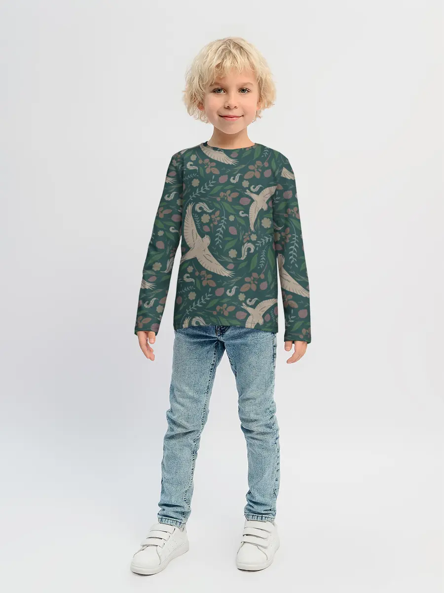 Детский лонгслив / Ласточкина политра