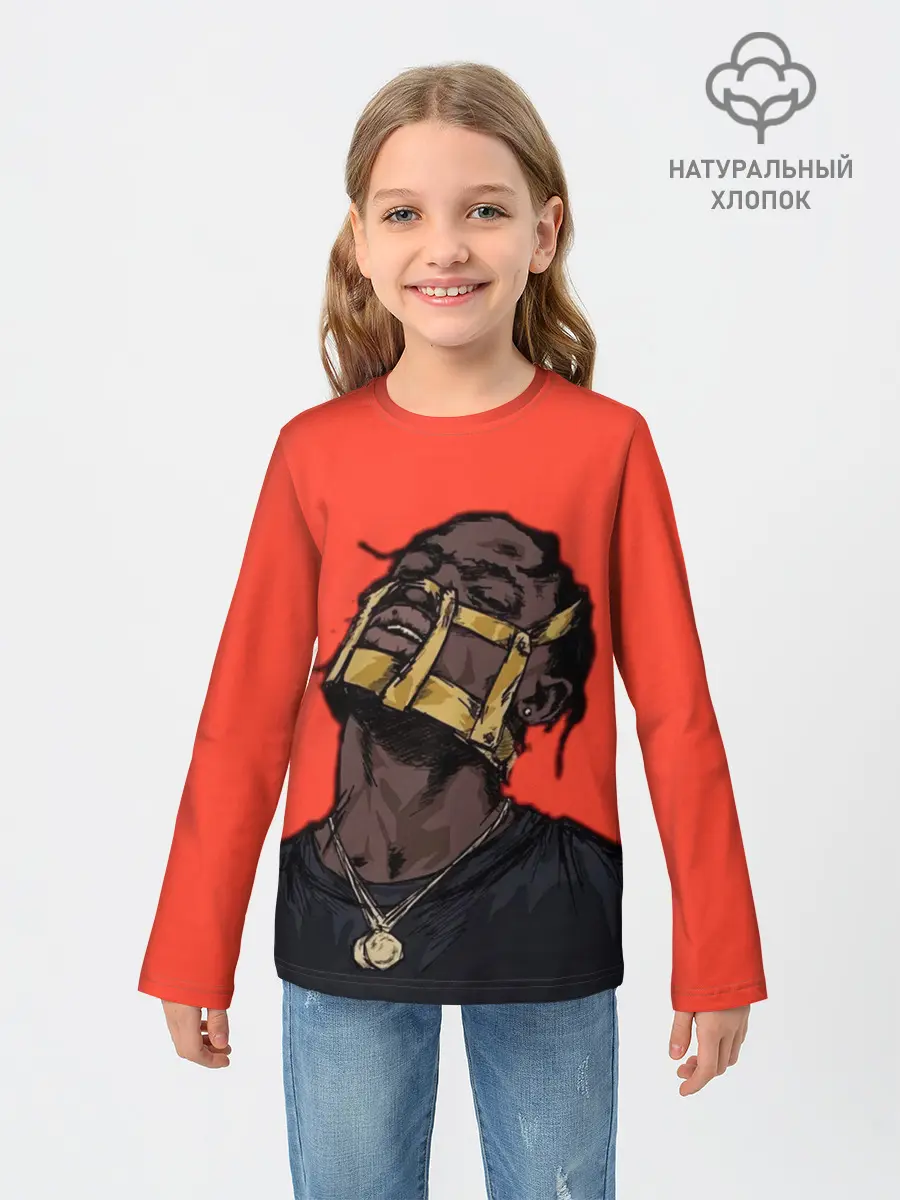 Детский лонгслив / Арт с Тревисом