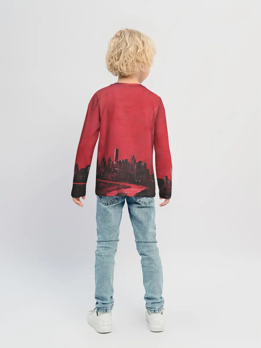 Детский лонгслив / Тревис на концерте