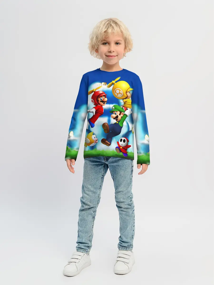 Детский лонгслив / SuperFlyMario