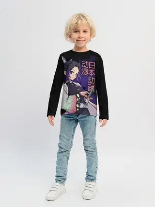 Детский лонгслив / Шинобу Кочо, Kimetsu no Yaiba