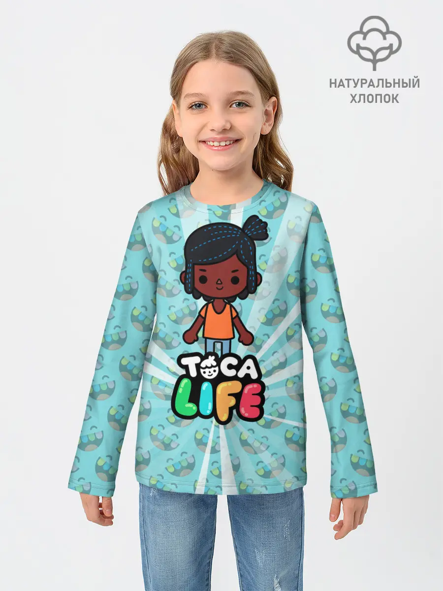 Детский лонгслив / Toca Life World