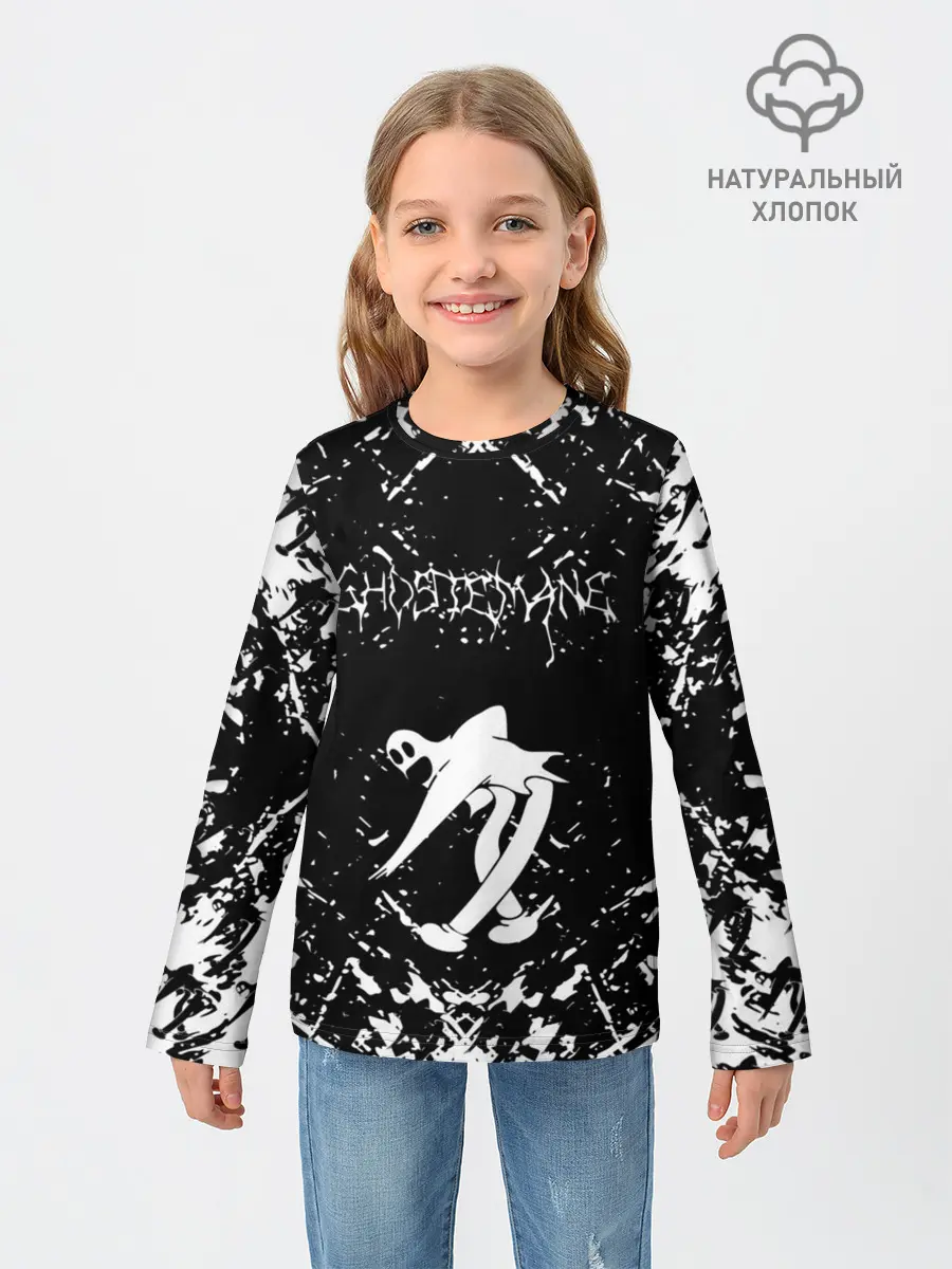 Детский лонгслив / GHOSTEMANE BLACK FOREST.