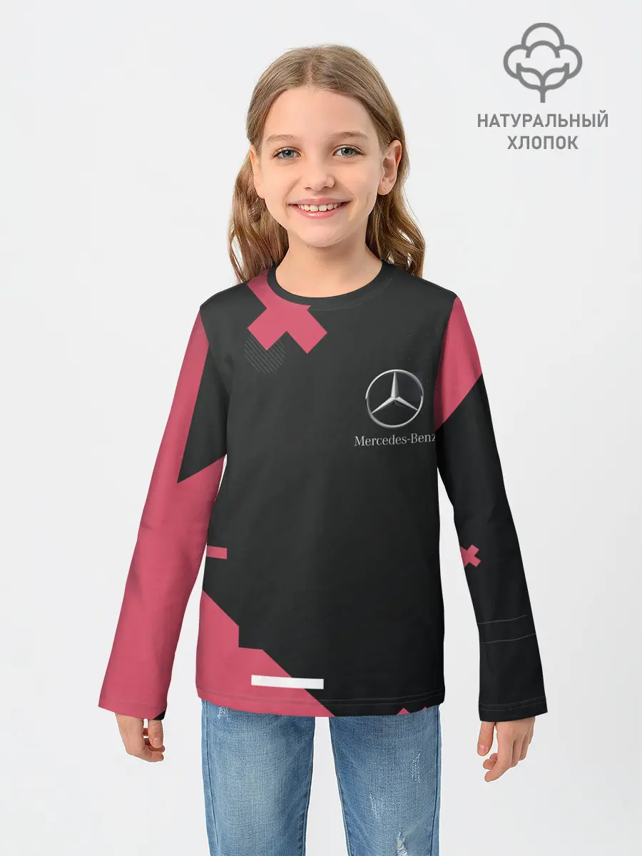 Детский лонгслив / Мерседес / Mersedes