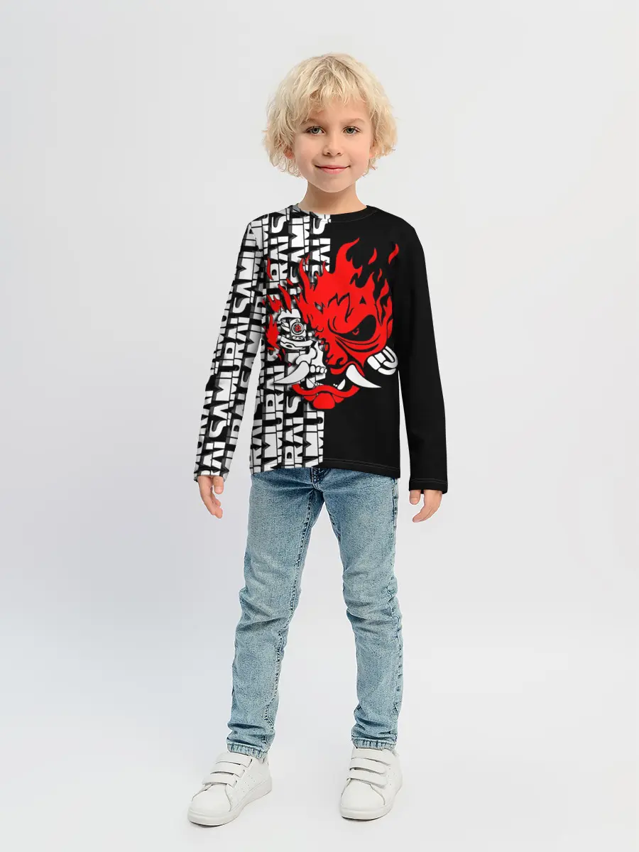 Детский лонгслив / SAMURAI | CYBERPUNK 2077 | КИБЕРПАНК