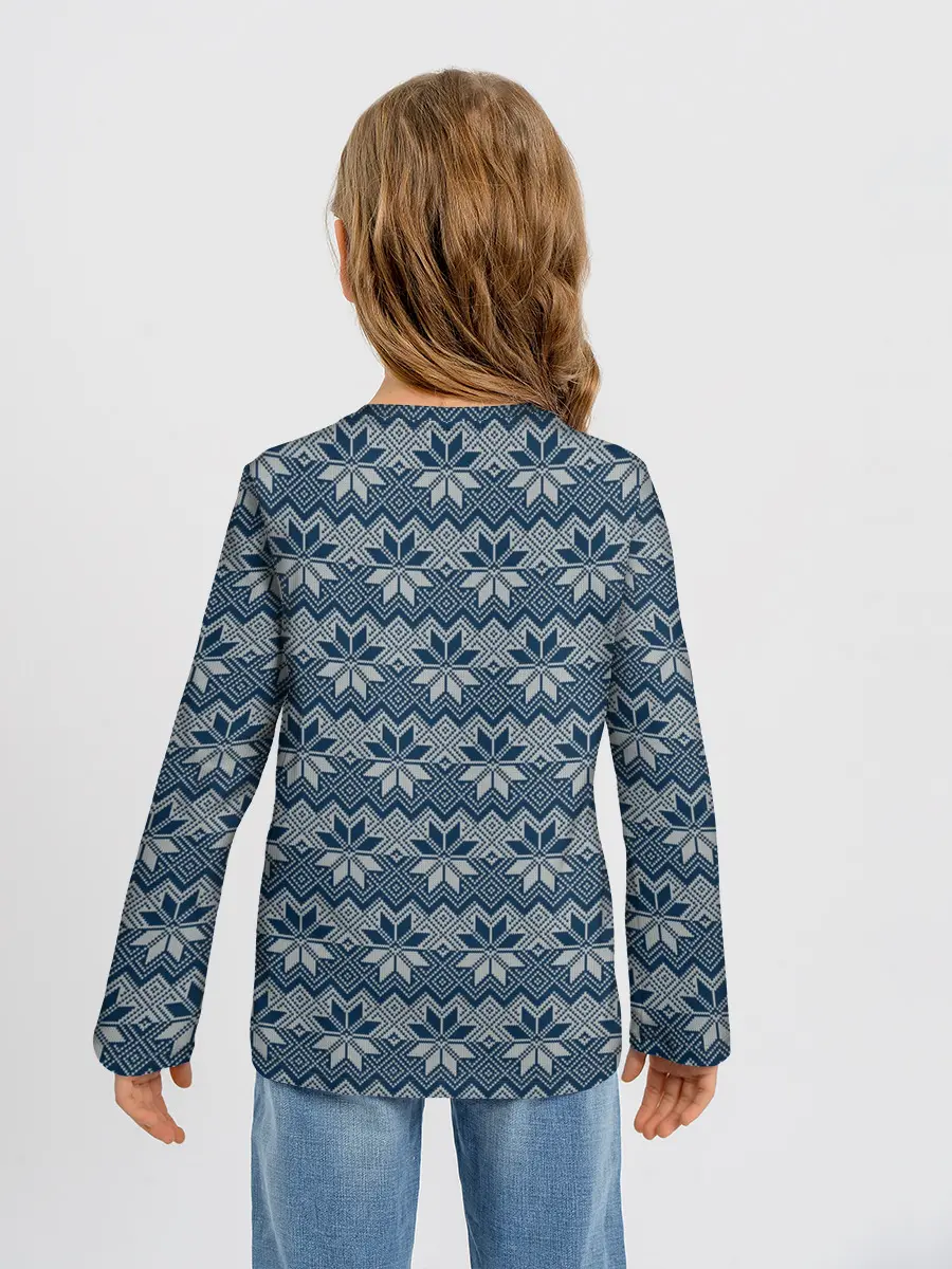 Детский лонгслив / Северные Узоры