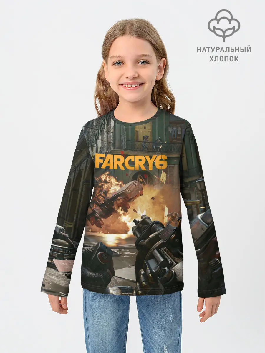 Детский лонгслив / Far Cry 6 gameplay art