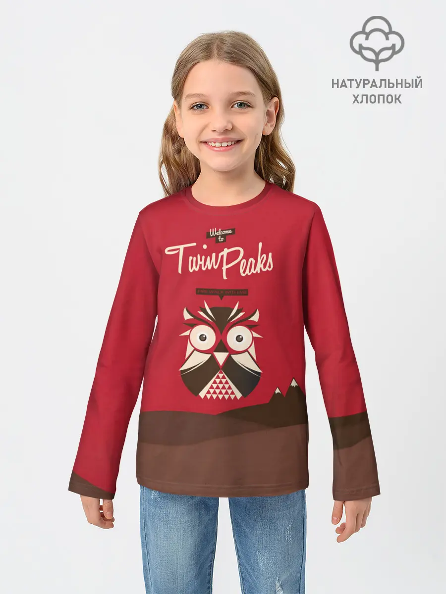 Детский лонгслив / FIRE WALK WITH ME Twin Peaks