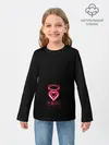 Детский лонгслив / Плавленное сердце