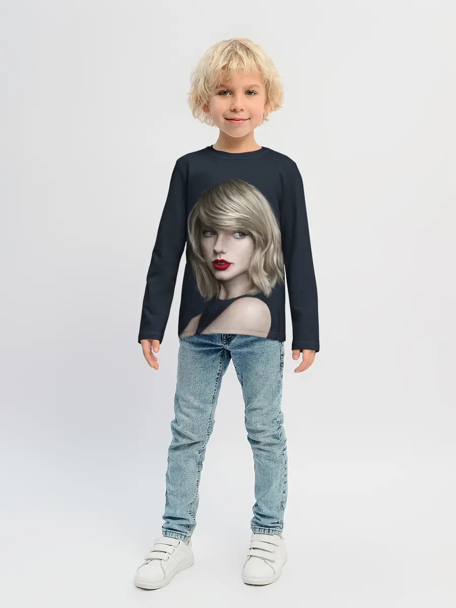 Детский лонгслив / Горячая Тейлор