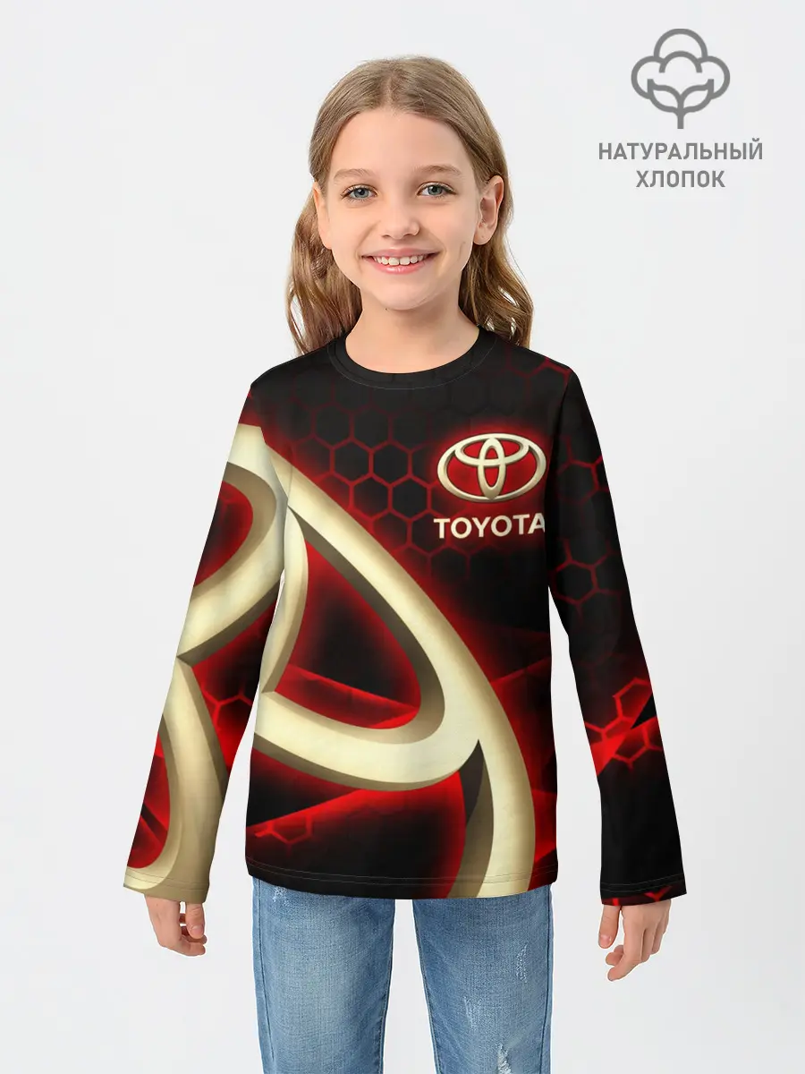 Детский лонгслив / Тойота / Toyota