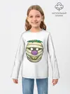 Детский лонгслив / улыбающейся голова мумии