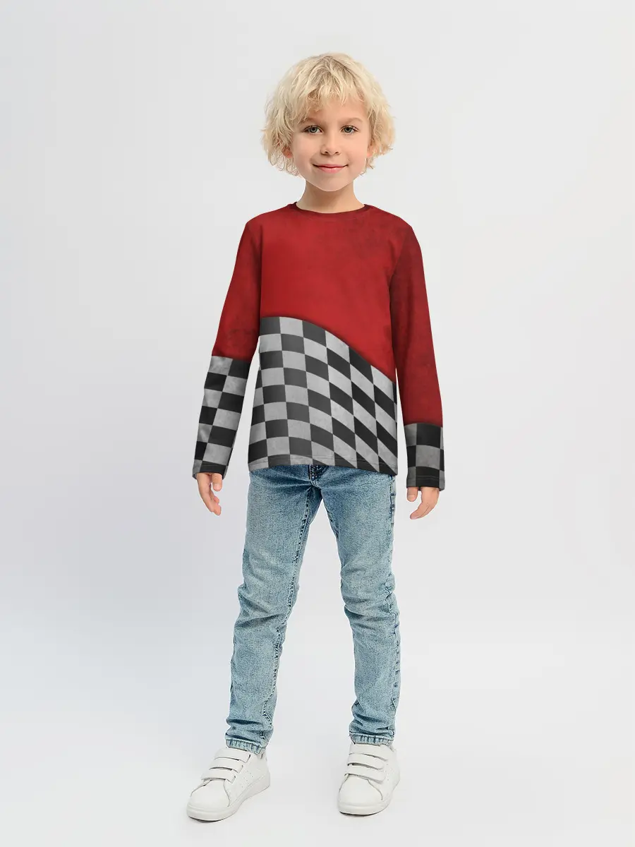 Детский лонгслив / Финиш