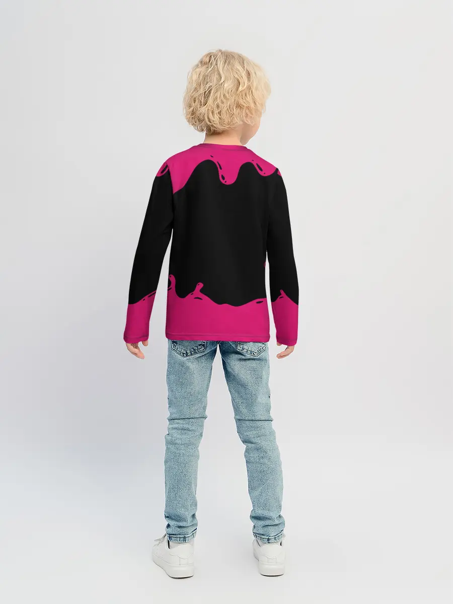 Детский лонгслив / Игра в кальмара стража под прикрытием.