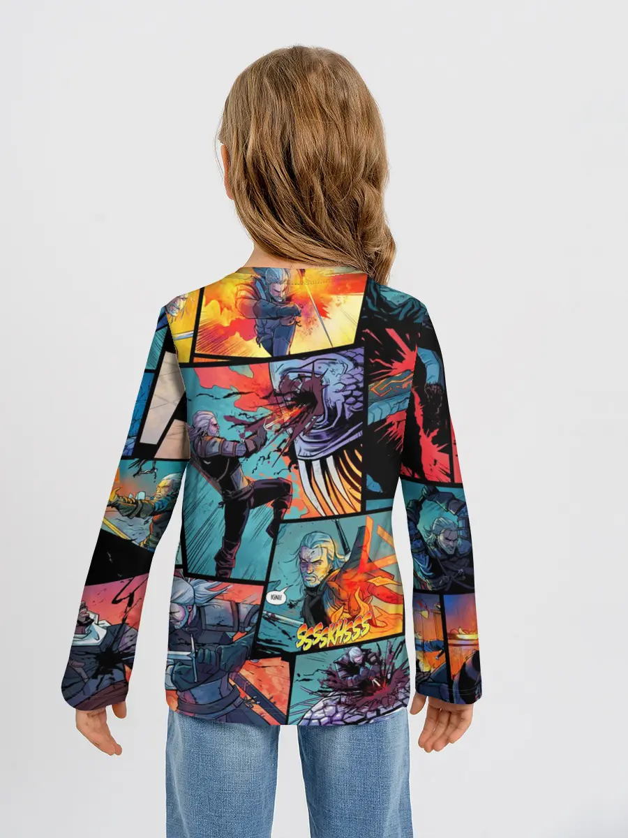 Детский лонгслив / Ведьмак / The Witcher