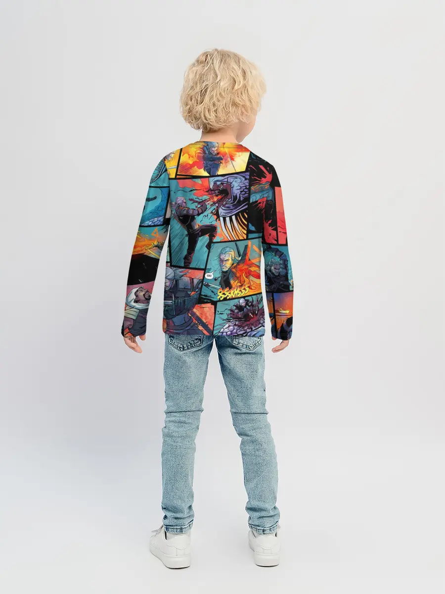 Детский лонгслив / Ведьмак / The Witcher