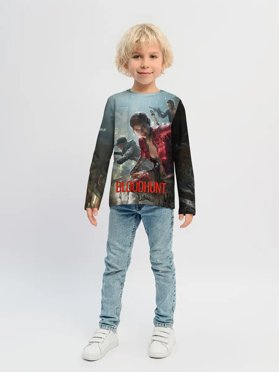 Детский лонгслив / Vampire: The Masquerade - Bloodhunt