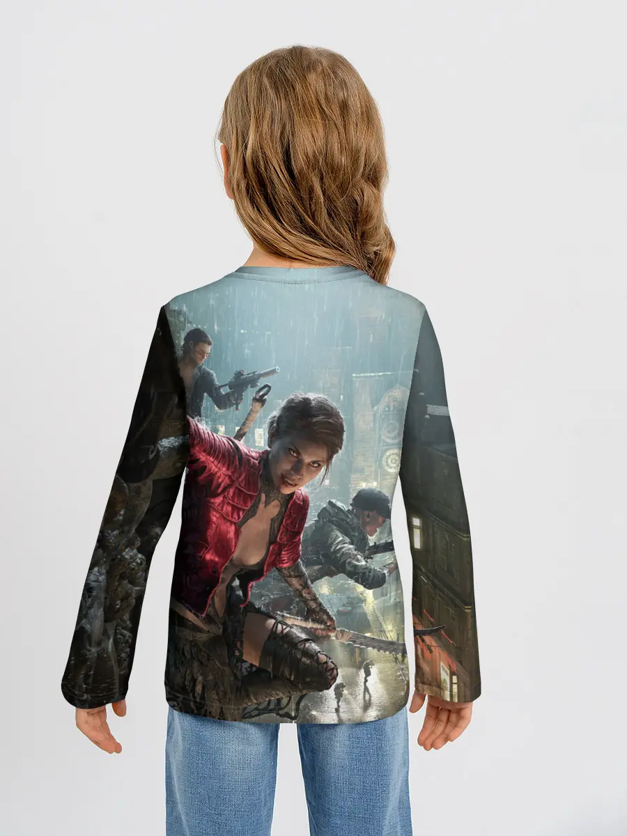 Детский лонгслив / Vampire: The Masquerade - Bloodhunt