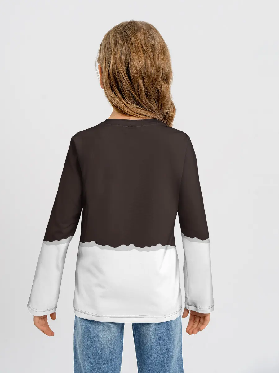 Детский лонгслив / Снегурка