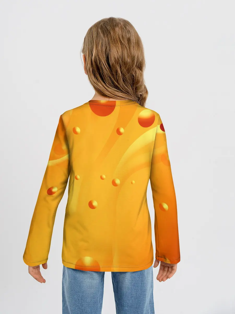 Детский лонгслив / Медовая волна | Honey wave