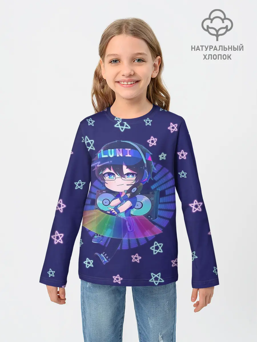 Детский лонгслив / Dj Luni