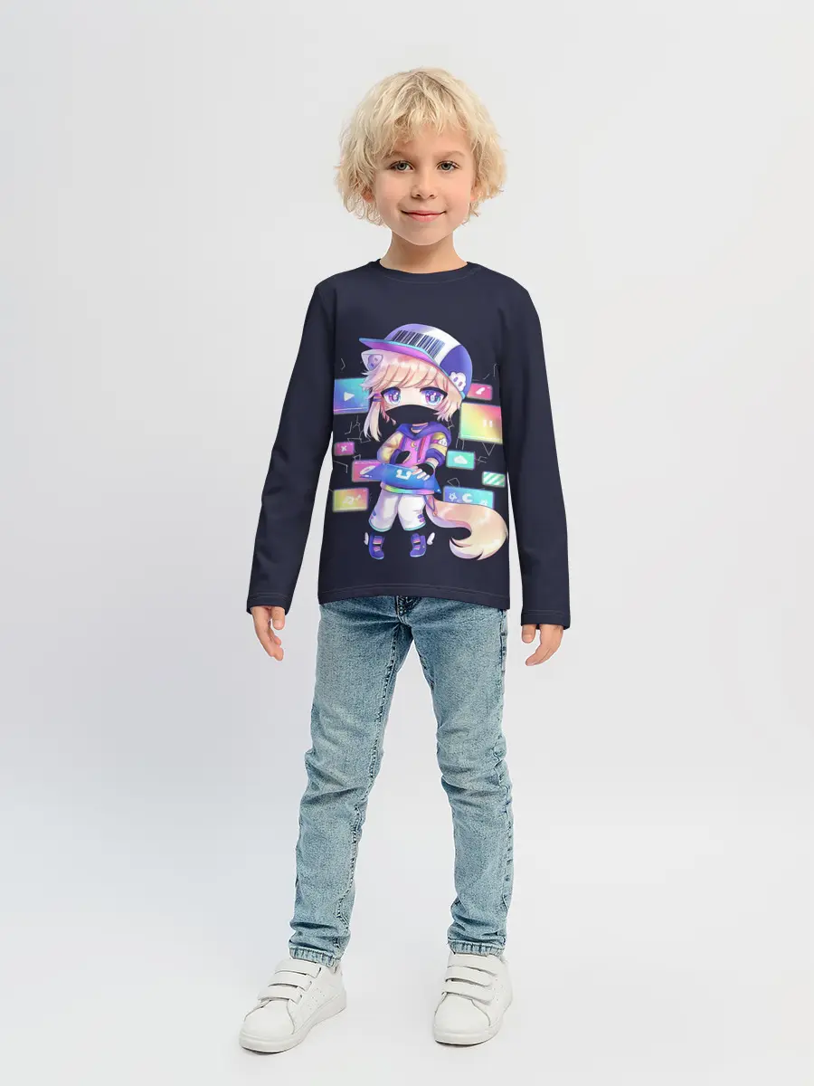 Детский лонгслив / DJ Males Buns