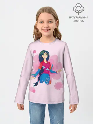 Детский лонгслив / Циркачка Мэй