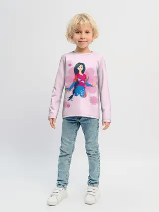 Детский лонгслив / Циркачка Мэй