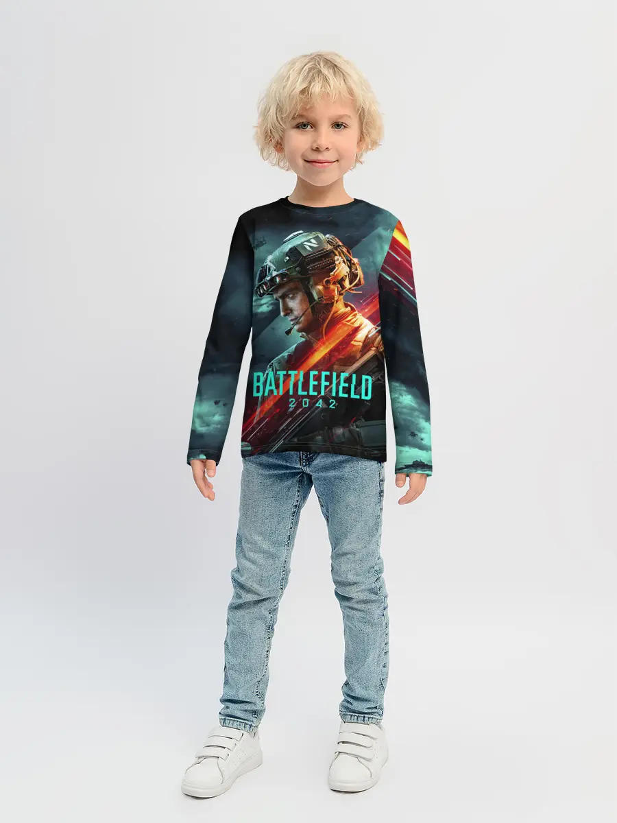 Детский лонгслив / Battlefield 2042 game art