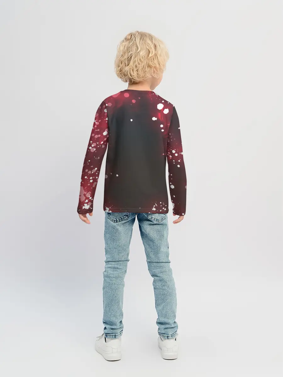 Детский лонгслив / ТРЕУГОЛЬНИК | ОХРАНА