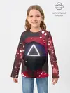 Детский лонгслив / ТРЕУГОЛЬНИК | ОХРАНА