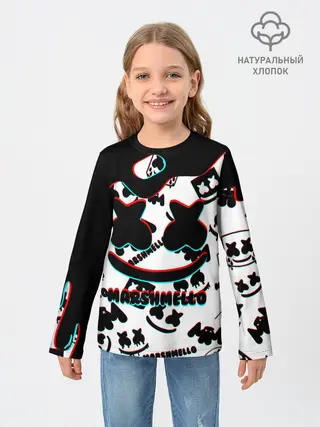 Детский лонгслив / MARSHMELLO GLITCH.