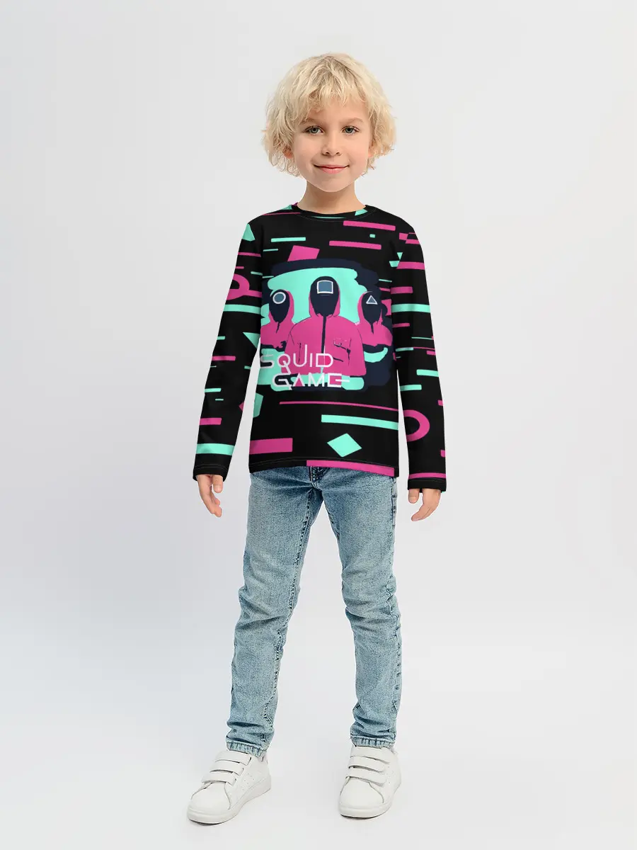 Детский лонгслив / Игра в кальмара |