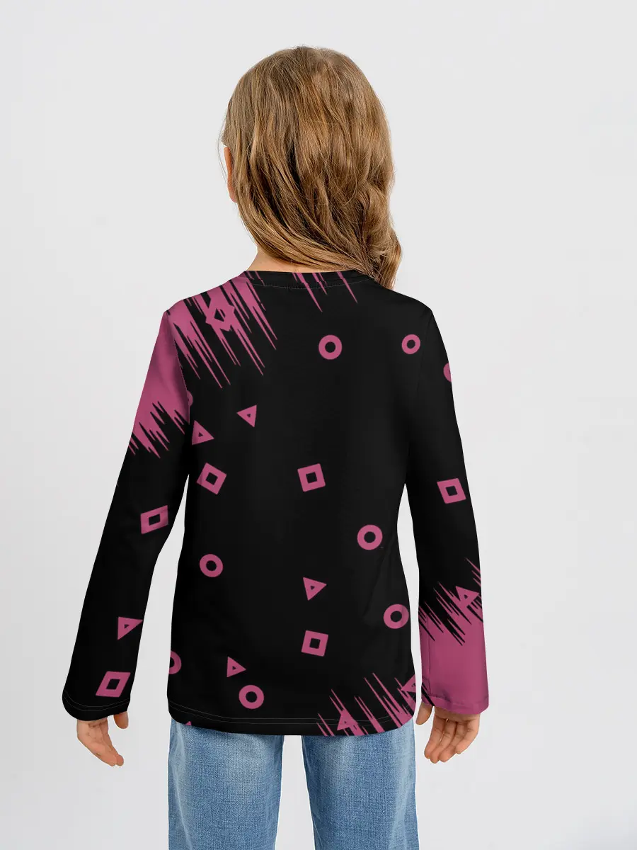 Детский лонгслив / Игра в кальмара | КАЛЬМАР,