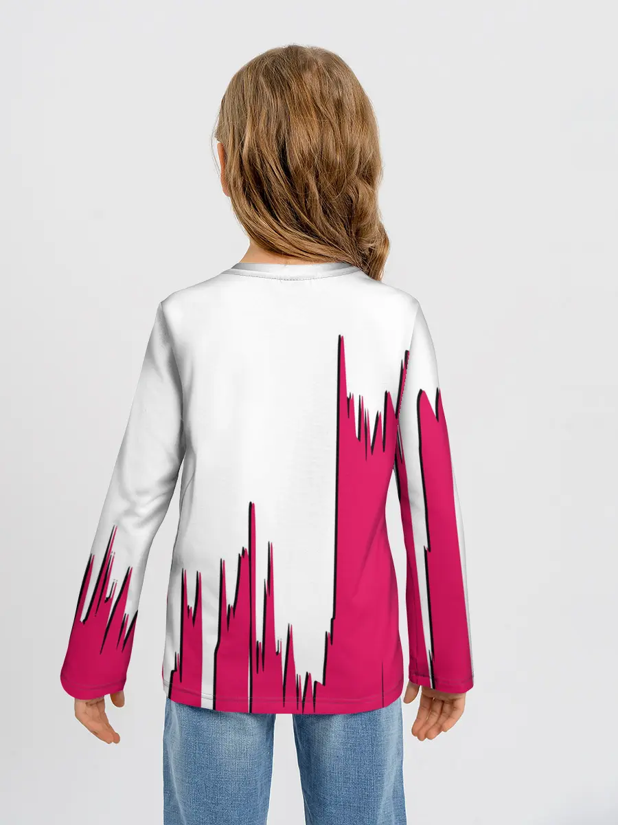 Детский лонгслив / Squid Game | among us / Люди в масках,