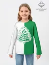 Детский лонгслив / Зелёная Ёлочка