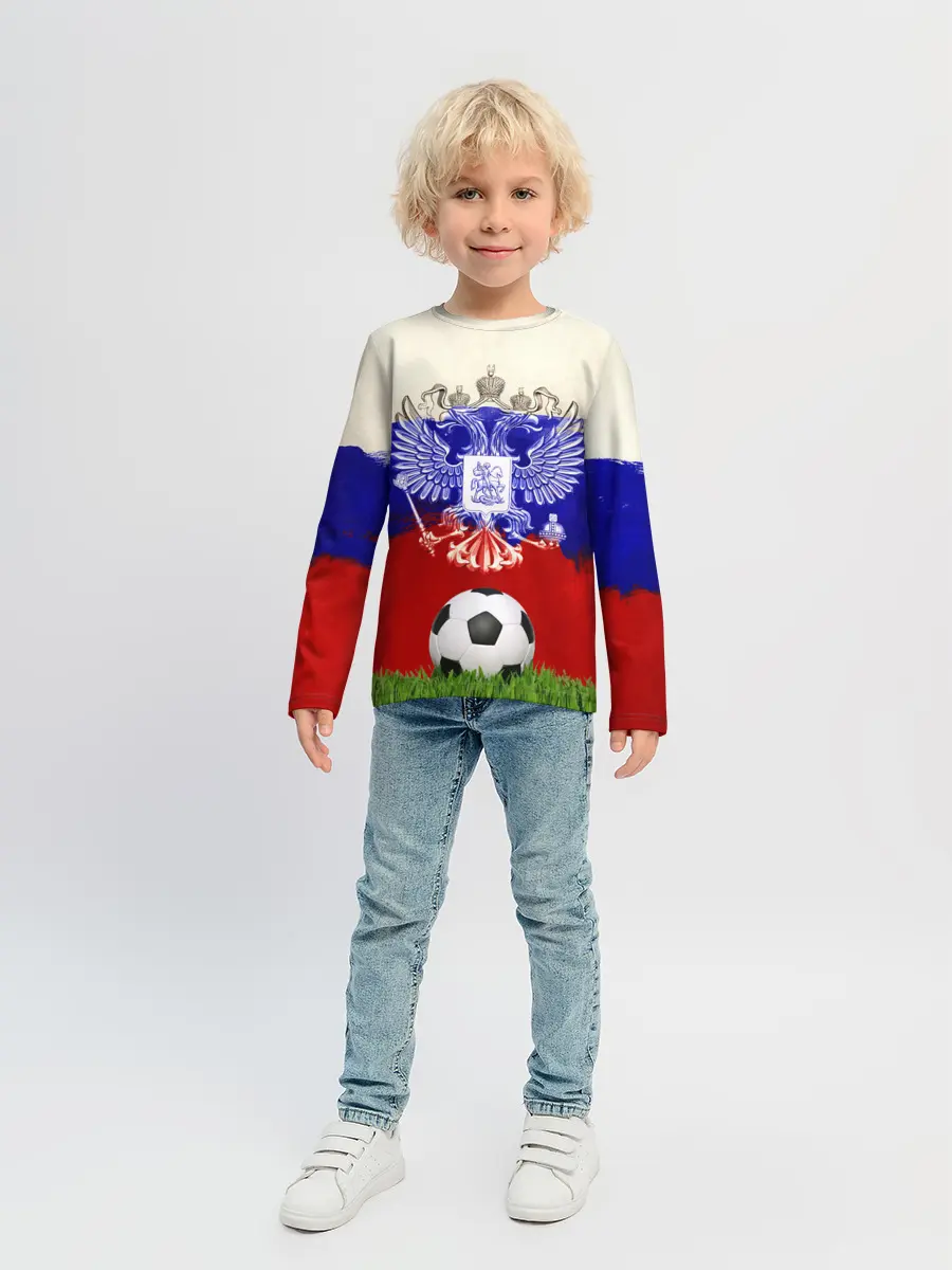 Детский лонгслив / Российский футбол
